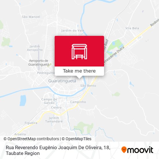 Rua Reverendo Eugênio Joaquim De Oliveira, 18 map