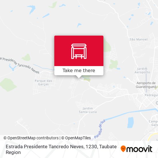 Estrada Presidente Tancredo Neves, 1230 map