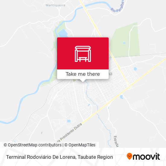 Terminal Rodoviário De Lorena map