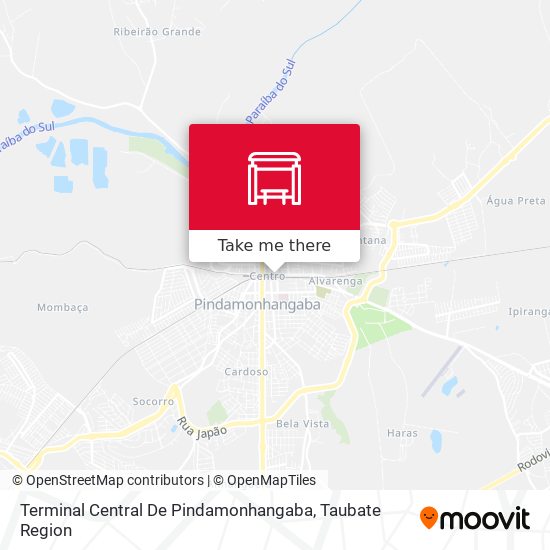 Terminal Central De Pindamonhangaba map