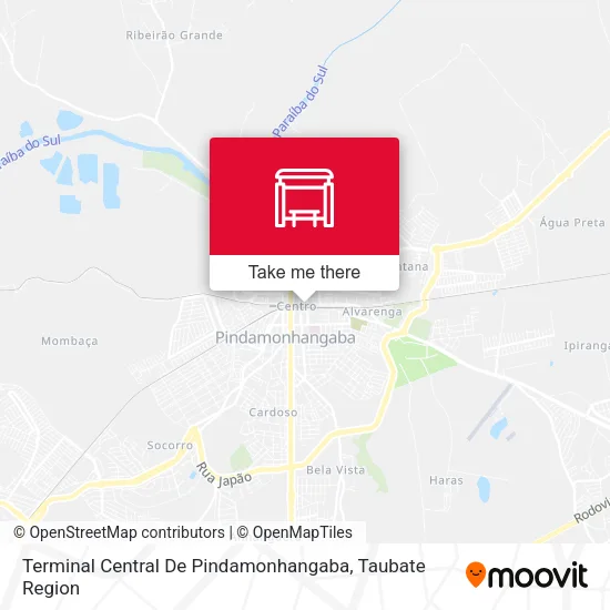 Terminal Central De Pindamonhangaba map
