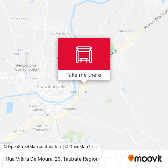 Mapa Rua Viêira De Moura, 23