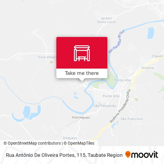Rua Antônio De Oliveira Portes, 115 map