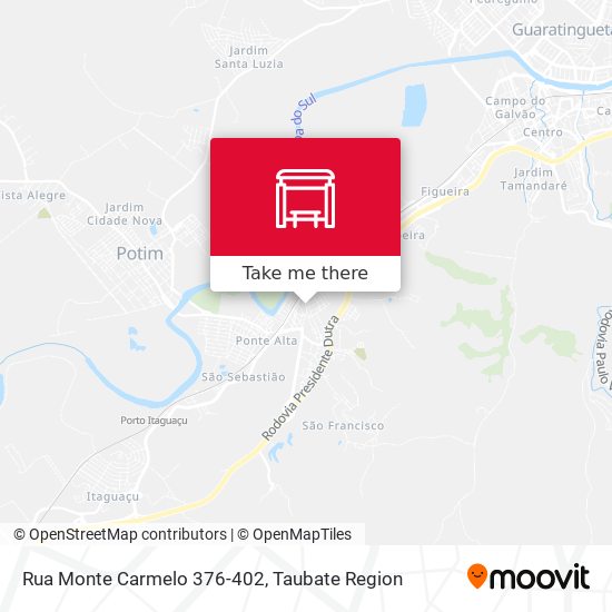 Mapa Rua Monte Carmelo 376-402