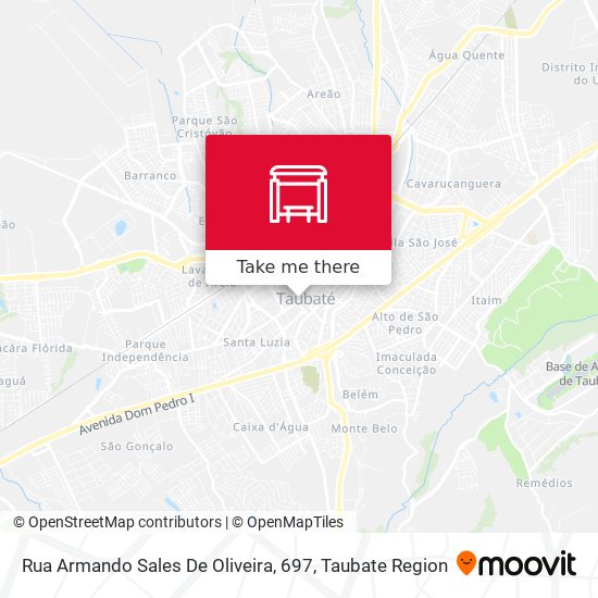 Mapa Rua Armando Sales De Oliveira, 697
