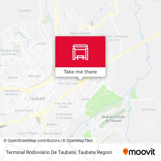 Terminal Rodoviário De Taubaté map