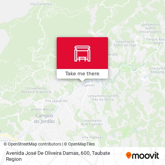 Mapa Avenida José De Oliveira Damas, 600