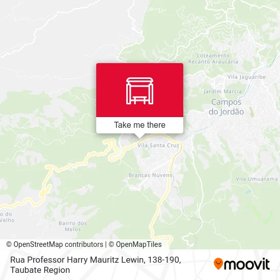Rua Professor Harry Mauritz Lewin, 138-190 map