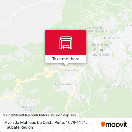 Mapa Avenida Matheus Da Costa Pinto, 1079-1121