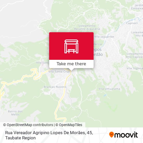 Rua Vereador Agripino Lopes De Morães, 45 map