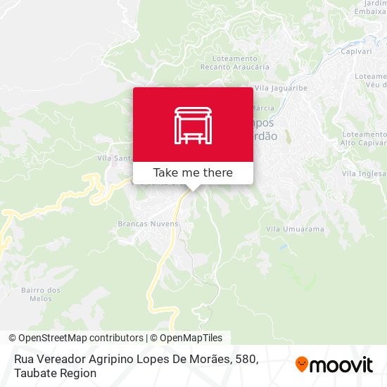 Rua Vereador Agripino Lopes De Morães, 580 map