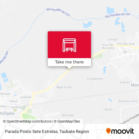 Mapa Parada Posto Sete Estrelas