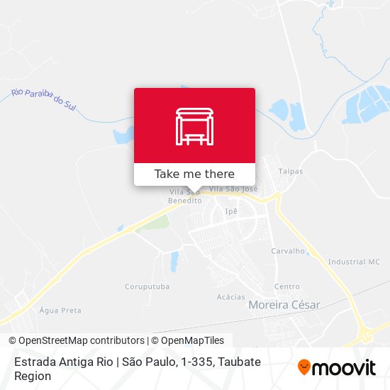 Estrada Antiga Rio | São Paulo, 1-335 map