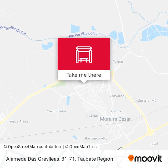 Alameda Das Grevíleas, 31-71 map