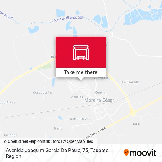 Mapa Avenida Joaquim Garcia De Paula, 75