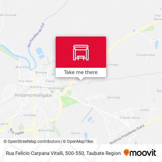 Rua Felício Carpana Vitalli, 500-550 map