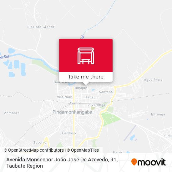 Avenida Monsenhor João José De Azevedo, 91 map