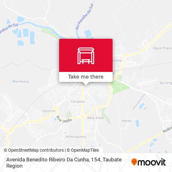 Avenida Benedito Ribeiro Da Cunha, 154 map