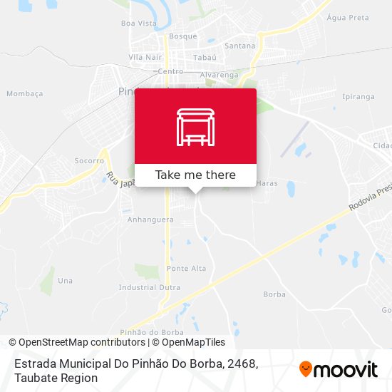 Estrada Municipal Do Pinhão Do Borba, 2468 map