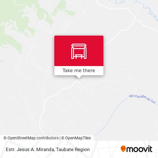 Estr. Jesus A. Miranda map
