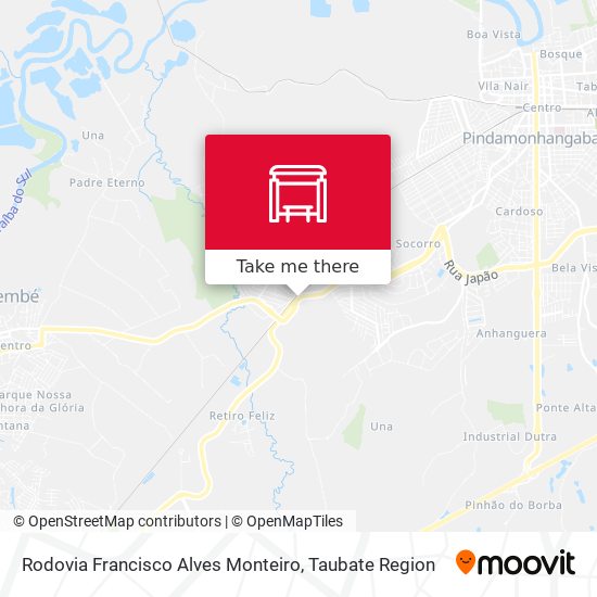 Rodovia Francisco Alves Monteiro map