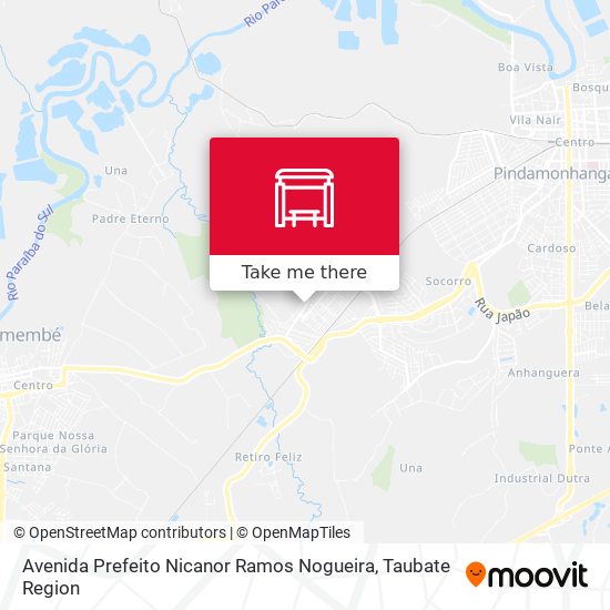 Avenida Prefeito Nicanor Ramos Nogueira map