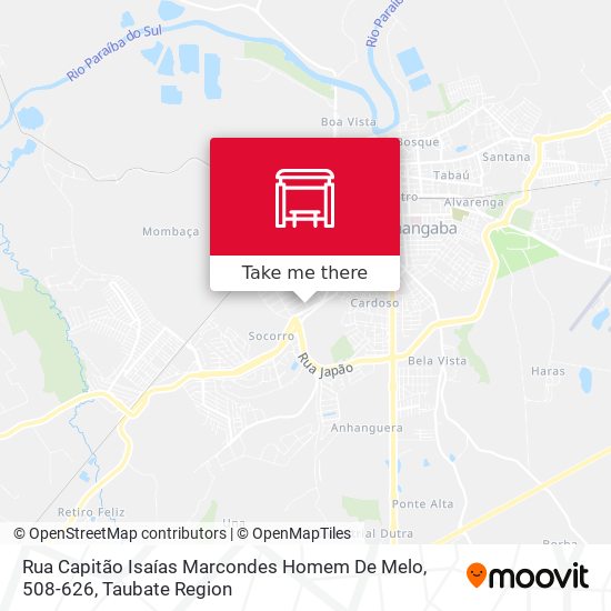 Rua Capitão Isaías Marcondes Homem De Melo, 508-626 map