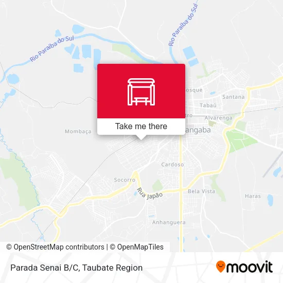 Parada Senai B/C map