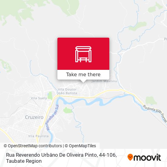 Rua Reverendo Urbâno De Oliveira Pinto, 44-106 map
