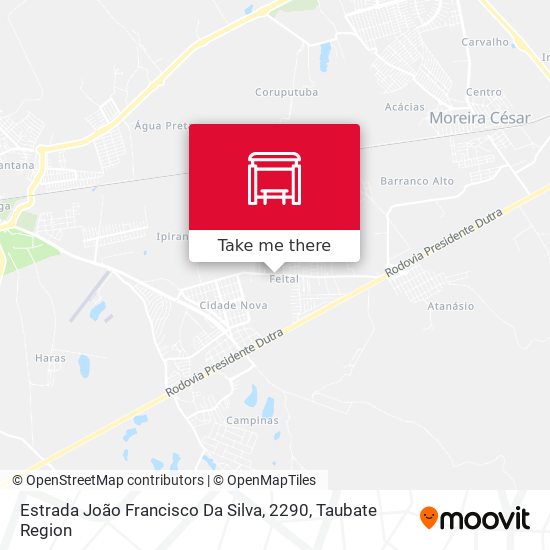 Estrada João Francisco Da Silva, 2290 map