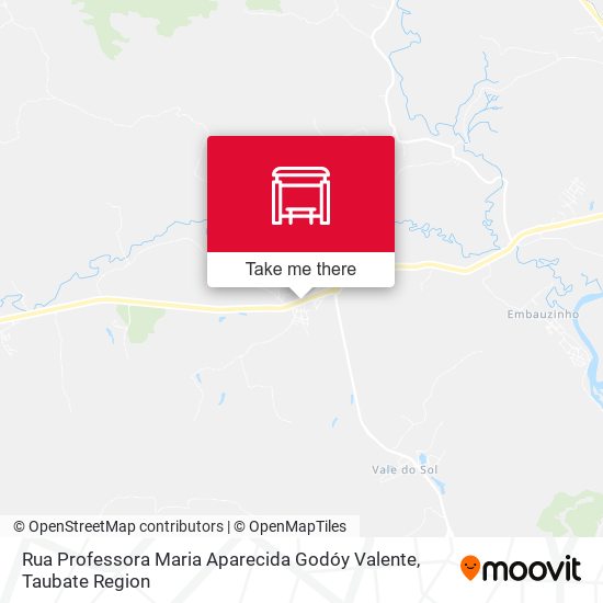 Rua Professora Maria Aparecida Godóy Valente map