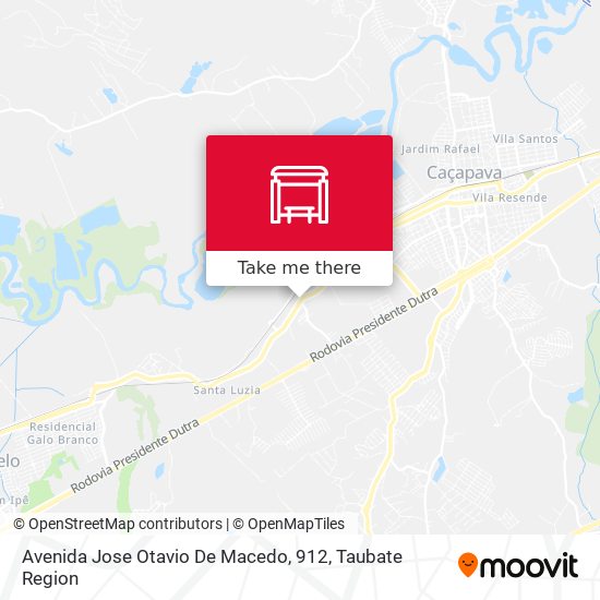 Mapa Avenida Jose Otavio De Macedo, 912