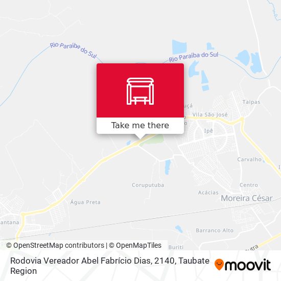 Rodovia Vereador Abel Fabrício Dias, 2140 map