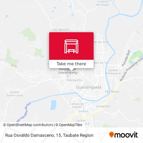 Rua Osvaldo Damasceno, 15 map