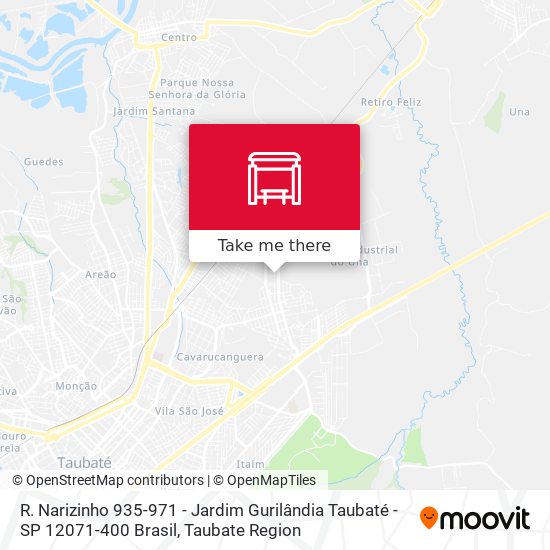 R. Narizinho 935-971 - Jardim Gurilândia Taubaté - SP 12071-400 Brasil map