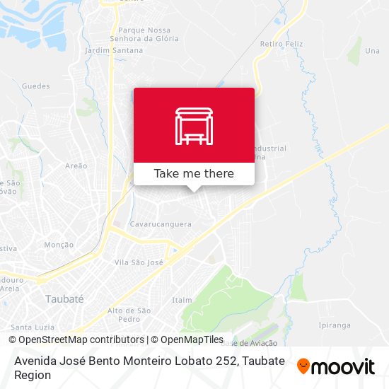 Avenida José Bento Monteiro Lobato 252 map