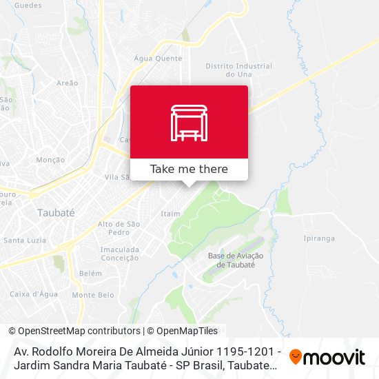 Av. Rodolfo Moreira De Almeida Júnior 1195-1201 - Jardim Sandra Maria Taubaté - SP Brasil map