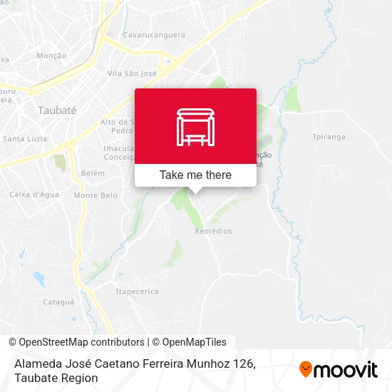 Alameda José Caetano Ferreira Munhoz 126 map