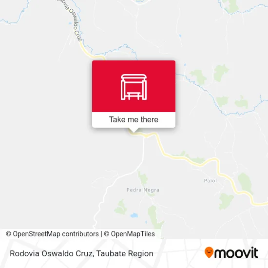 Rodovia Oswaldo Cruz map