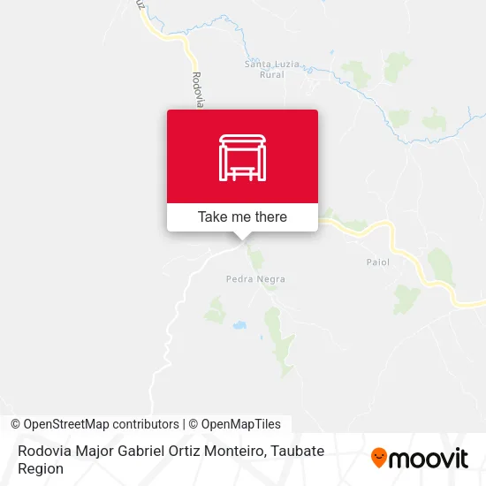 Rodovia Major Gabriel Ortiz Monteiro map