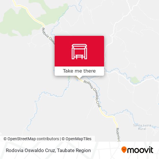 Rodovia Oswaldo Cruz map