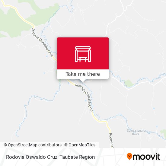 Rodovia Oswaldo Cruz map