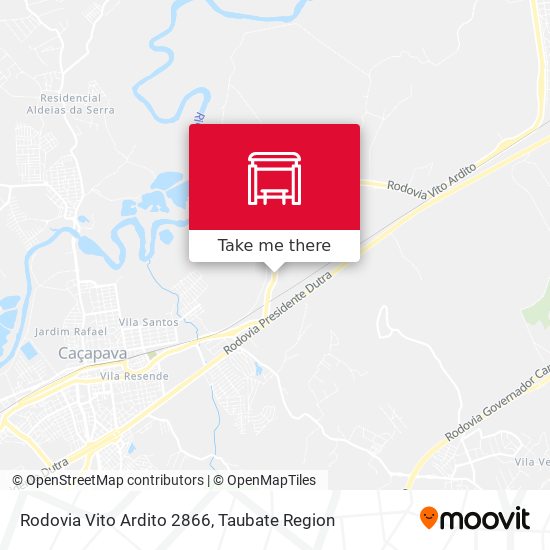 Rodovia Vito Ardito 2866 map