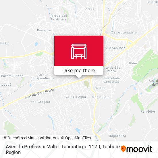 Avenida Professor Valter Taumaturgo 1170 map