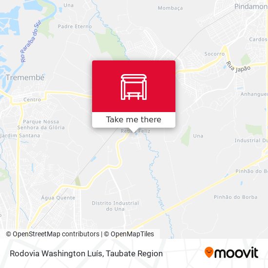 Rodovia Washington Luís map