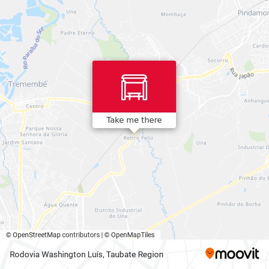 Rodovia Washington Luís map