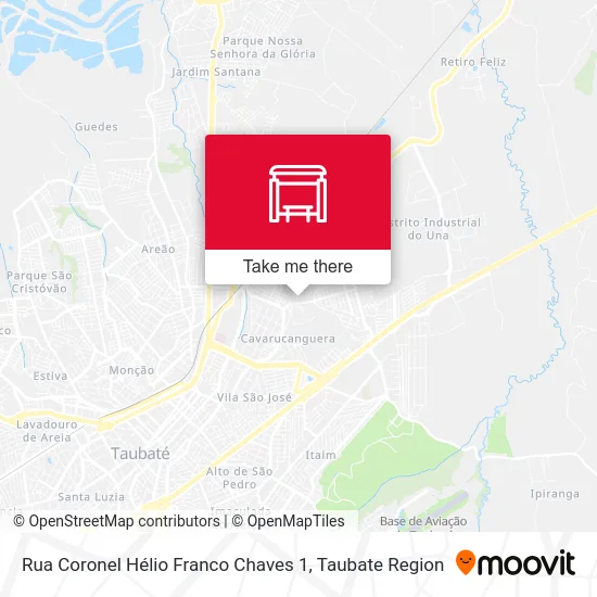 Rua Coronel Hélio Franco Chaves 1 map