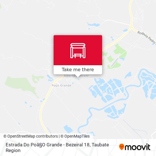 Estrada Do Poã§O Grande - Bezeiral 18 map