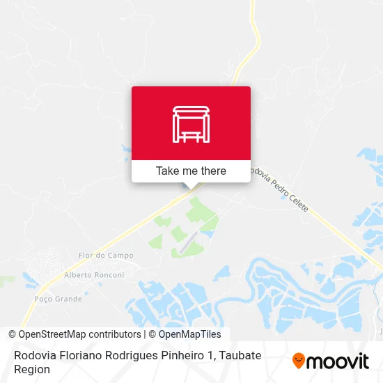 Rodovia Floriano Rodrigues Pinheiro 1 map