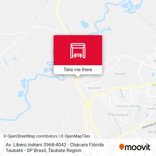 Av. Líbero Indiani 3968-4042 - Chácara Flórida Taubaté - SP Brasil map
